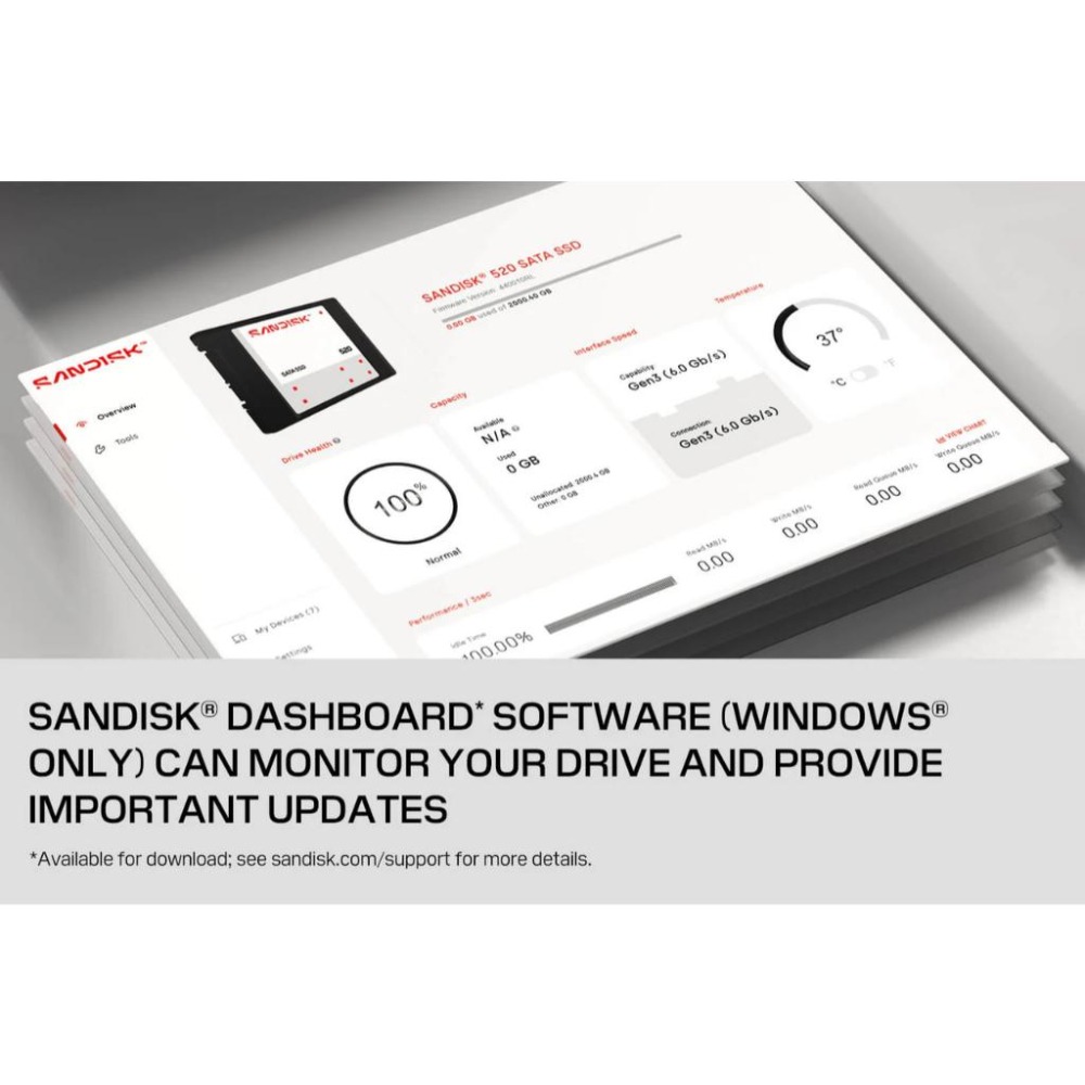 Sandisk 520 SATA SSD－4TB 2.5吋 SSD 固態硬碟 內接硬碟 公司貨 五年保 光華-細節圖7