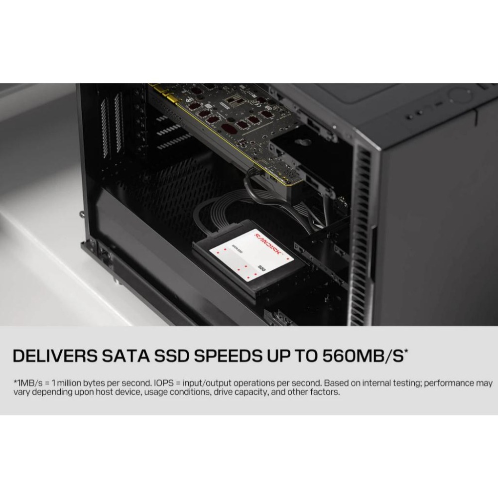 Sandisk 520 SATA SSD－500G／1TB／2TB 2.5吋 SSD 固態硬碟 內接硬碟 公司貨 五年保-細節圖4