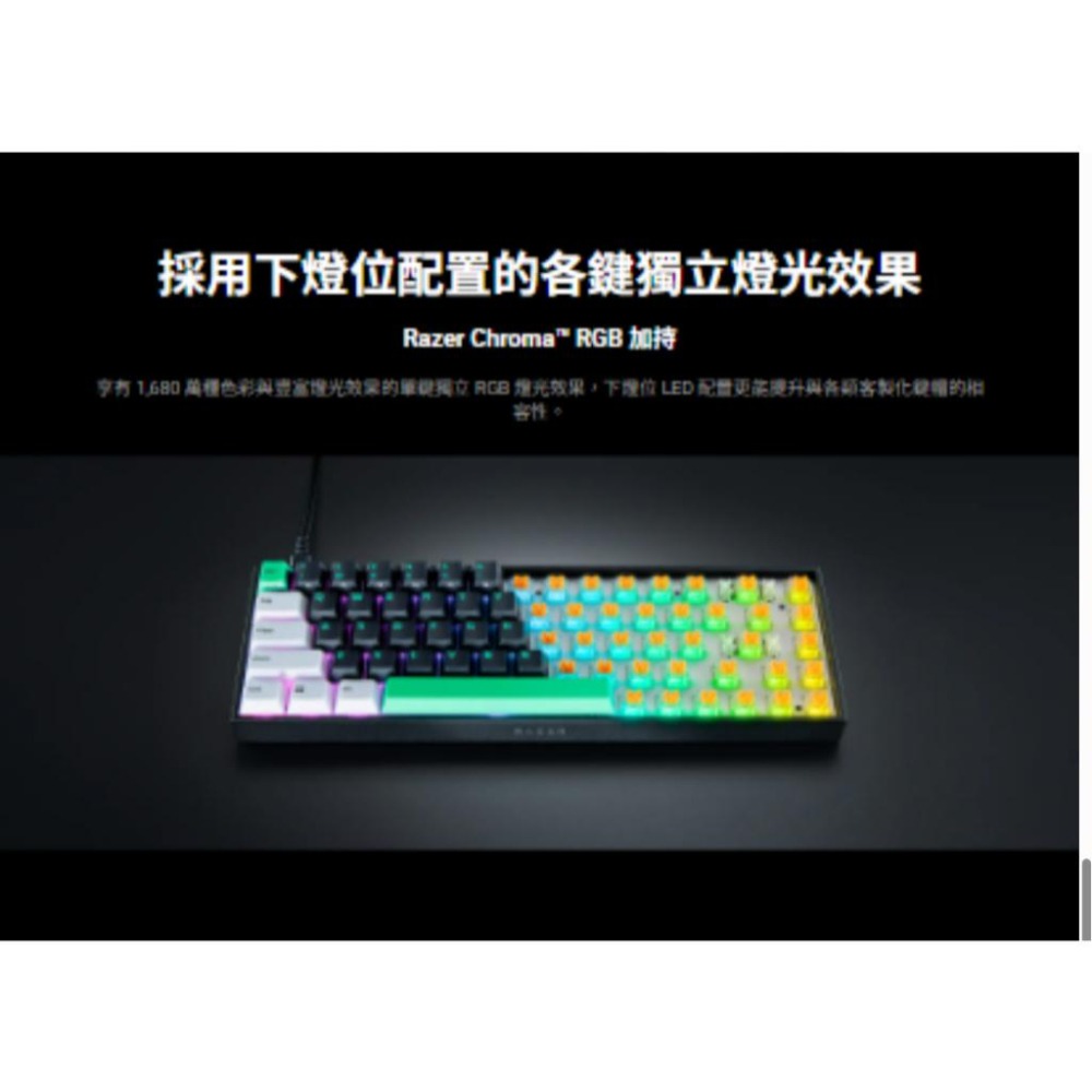 Razer 雷蛇 Reclusa X Mini 65% 熱插拔電競鍵盤(英文) 觸感軸 遊戲鍵盤 機械鍵盤 公司貨 光華-細節圖9