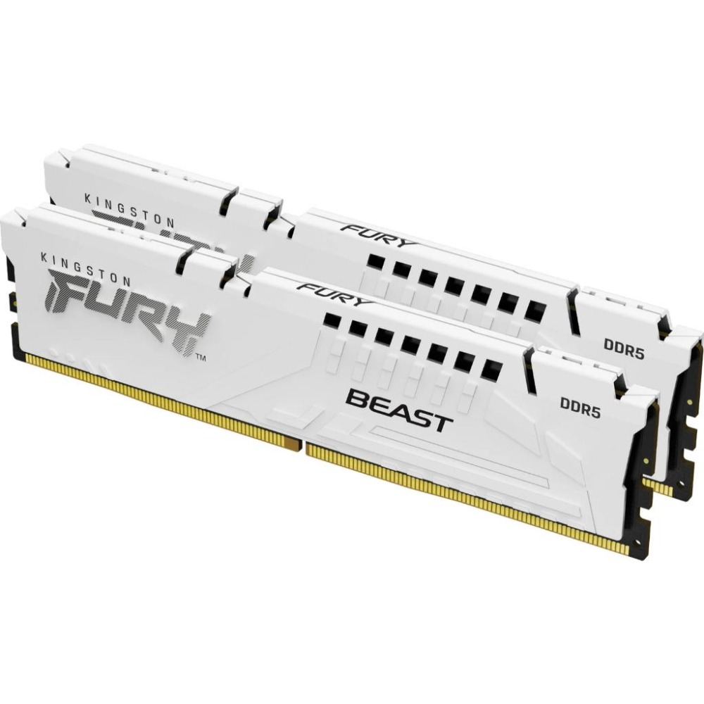 Kingston 金士頓 FURY Beast DDR5／6000／C36／32G(16G*2) 記憶體 白色 終身保-細節圖2