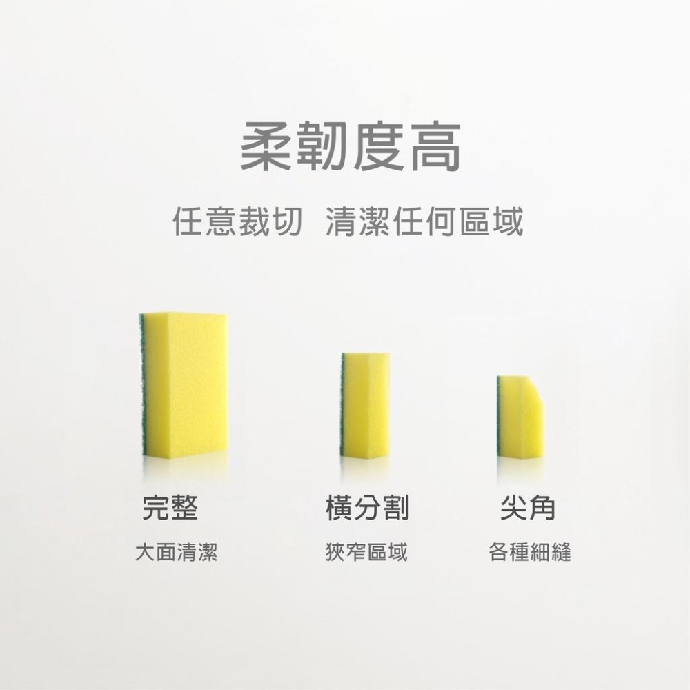 雙面海綿菜瓜布【好事得包材】海綿菜瓜布 清潔神器 洗碗刷-細節圖2