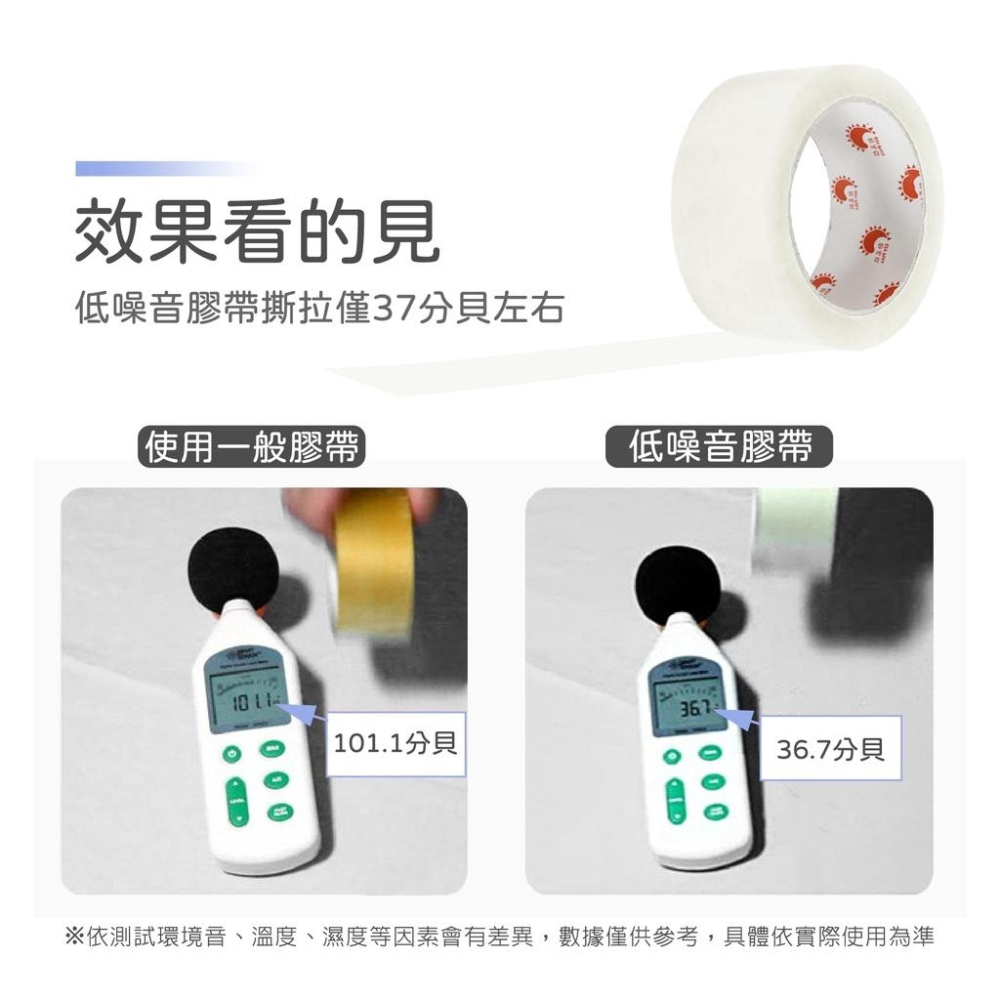 低噪音膠帶 無聲膠帶【好事得包材】膠帶 封箱膠帶  透明膠帶 文具膠帶 包材-細節圖6