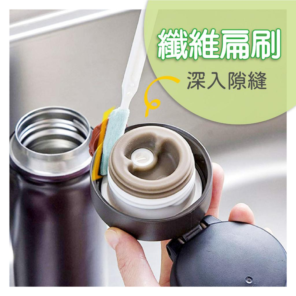 縫隙清潔刷 保溫瓶縫隙刷 3件入 清潔刷組 保溫瓶刷 奶瓶刷 細節刷 縫隙刷 杯子刷 杯蓋刷 杯蓋清潔刷 杯蓋隙縫刷-細節圖3