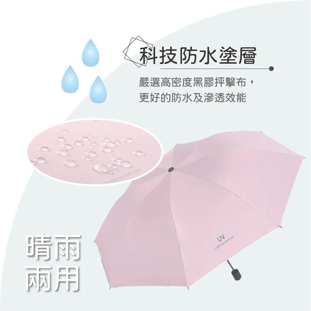 🔥全台最便宜🔥晴雨兩用全自動摺疊傘 自動摺疊傘 抗UV遮陽傘 晴雨傘 陽傘 雨傘 純色全自動黑膠傘  抗UV遮陽傘-細節圖8