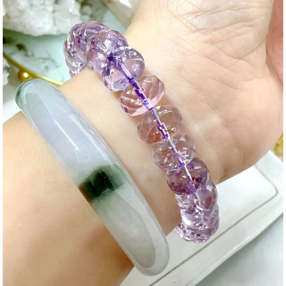 ✨紫水晶切面-迎財招貴人✨#玉654#紫水晶#智慧之石# #紫水晶 #紫晶-細節圖3