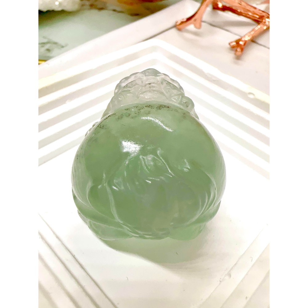 327號選手✨淨化氣場-綠螢石龍龜✨-細節圖2