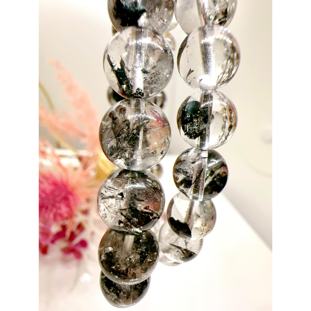 ✨酷黑閃靈鑽手鏈：璀璨星辰落入手腕，黑暗中的璀璨之光＂ 🌕#穩定情緒#玉638/644-細節圖2