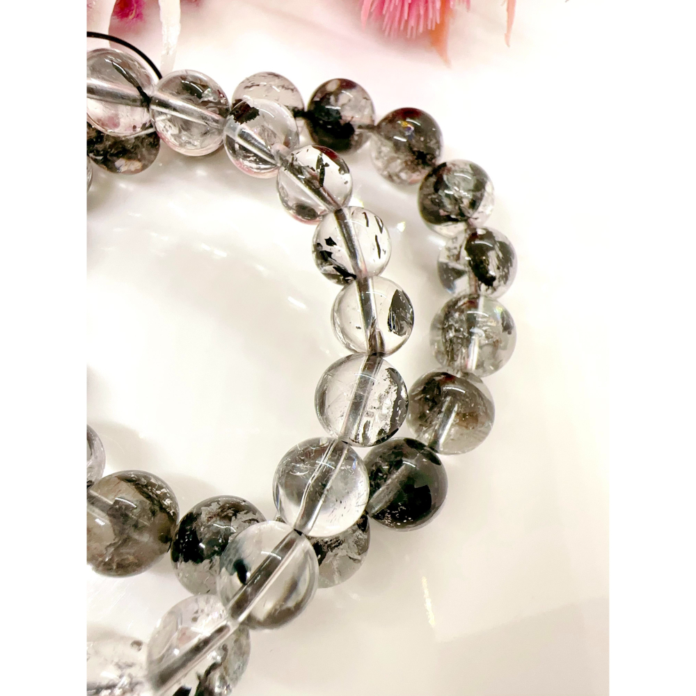 ✨酷黑閃靈鑽手鏈：璀璨星辰落入手腕，黑暗中的璀璨之光＂ 🌕#穩定情緒#玉638/644-細節圖4