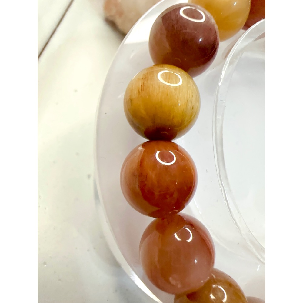 ✨頂級貓眼紅兔毛#紅髮晶#招財#招貴人#清除負能量#強化個人氣勢#帶來希望#C53-細節圖3