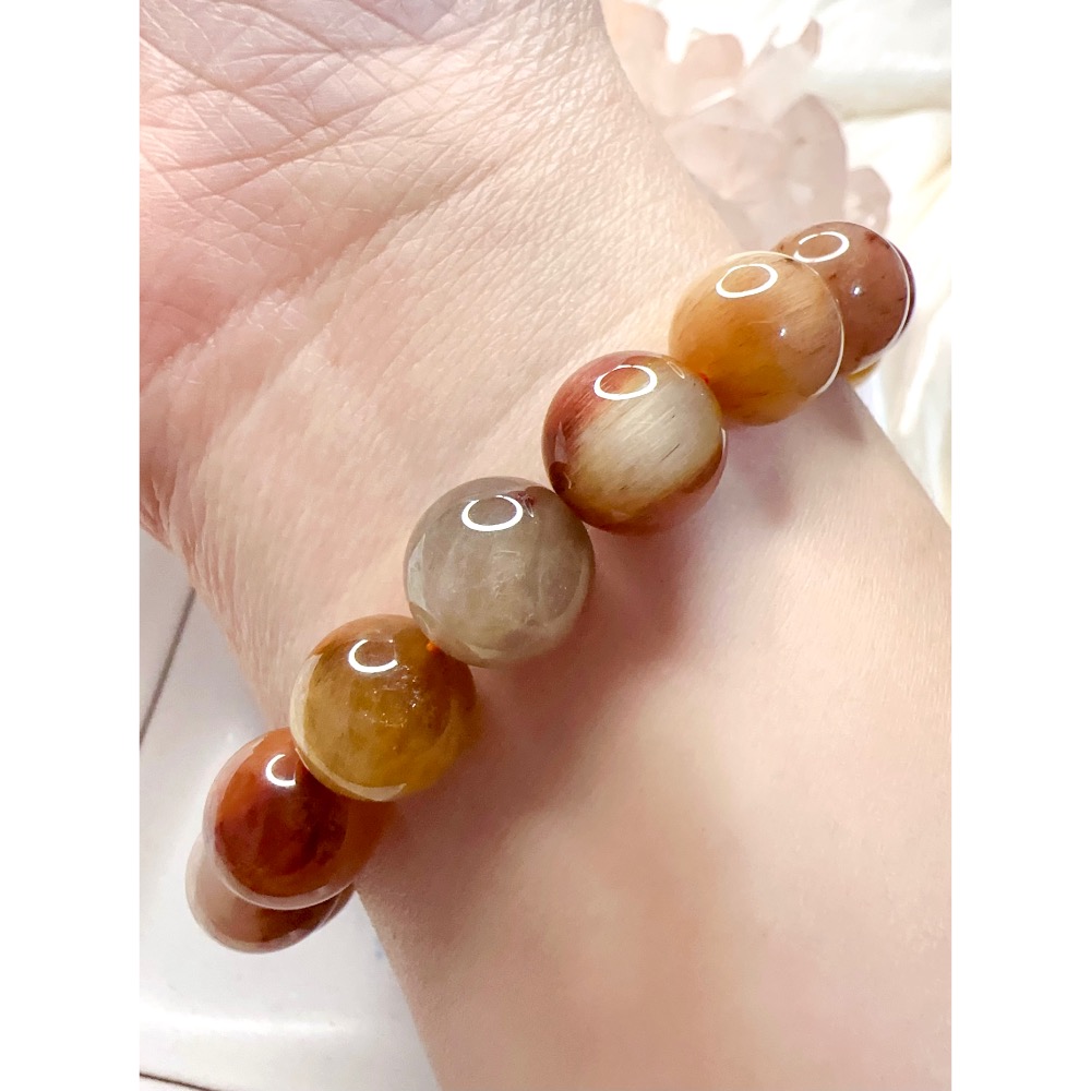 ✨頂級貓眼紅兔毛#紅髮晶#招財#招貴人#清除負能量#強化個人氣勢#帶來希望#C53-細節圖7