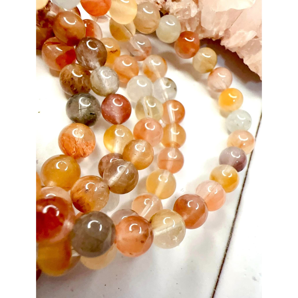 ✨彩兔毛水晶 Rutilated Quartz✨#彩兔毛#招財#激發鬥志#玉105#養顏美容-細節圖3
