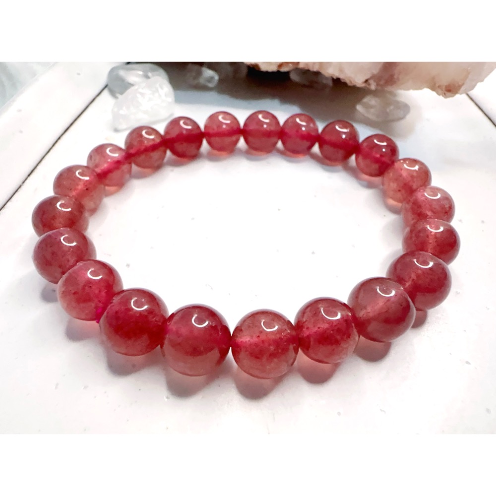 ✨高品質紅草莓晶-旺桃花人緣✨-細節圖5