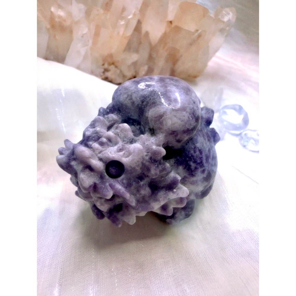 588號選手✨愛心紫雲母龍龜-愛情之石✨-細節圖4