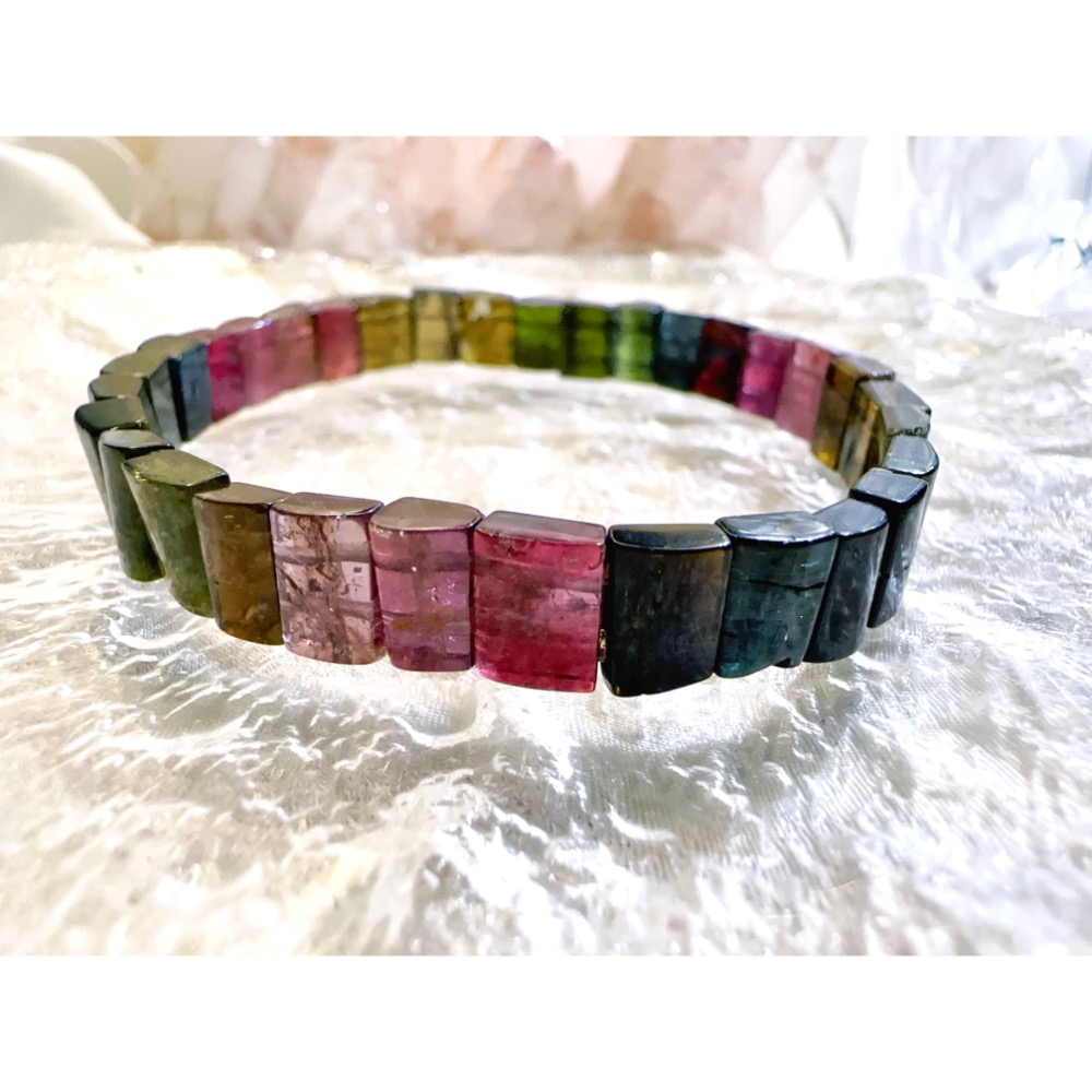 ✦彩色碧璽手排🌈幸運與財富電氣石✨-細節圖6