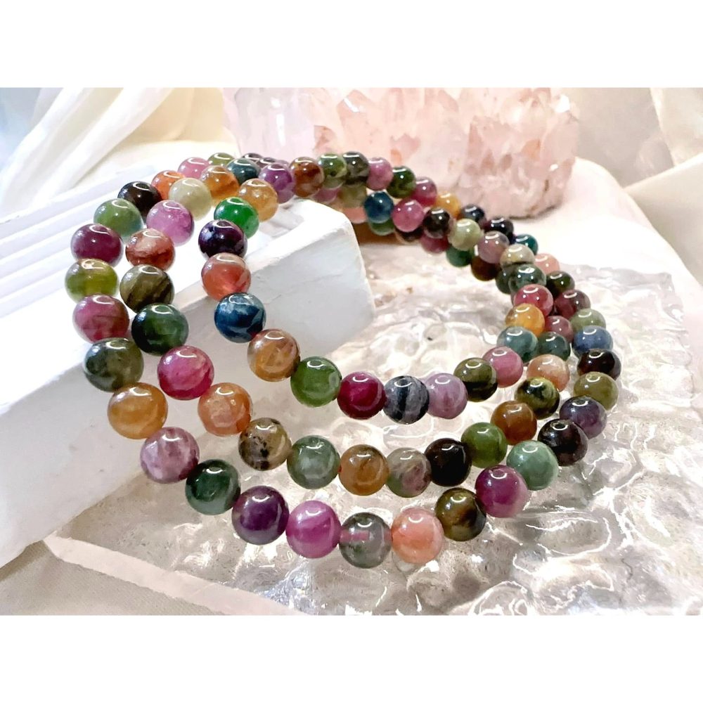 小精品✨彩碧璽多圈🌈旺夫石✨#彩碧璽碧璽多圈#旺夫#聚財納福#淨化磁場#提升溝通能力#增強活力#周哥24-細節圖3