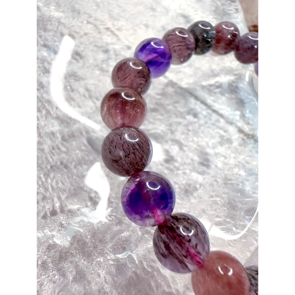 高品✨黑加侖超七｜高頻水晶｜超級七-人生中一定要寵自己一次✨-細節圖2