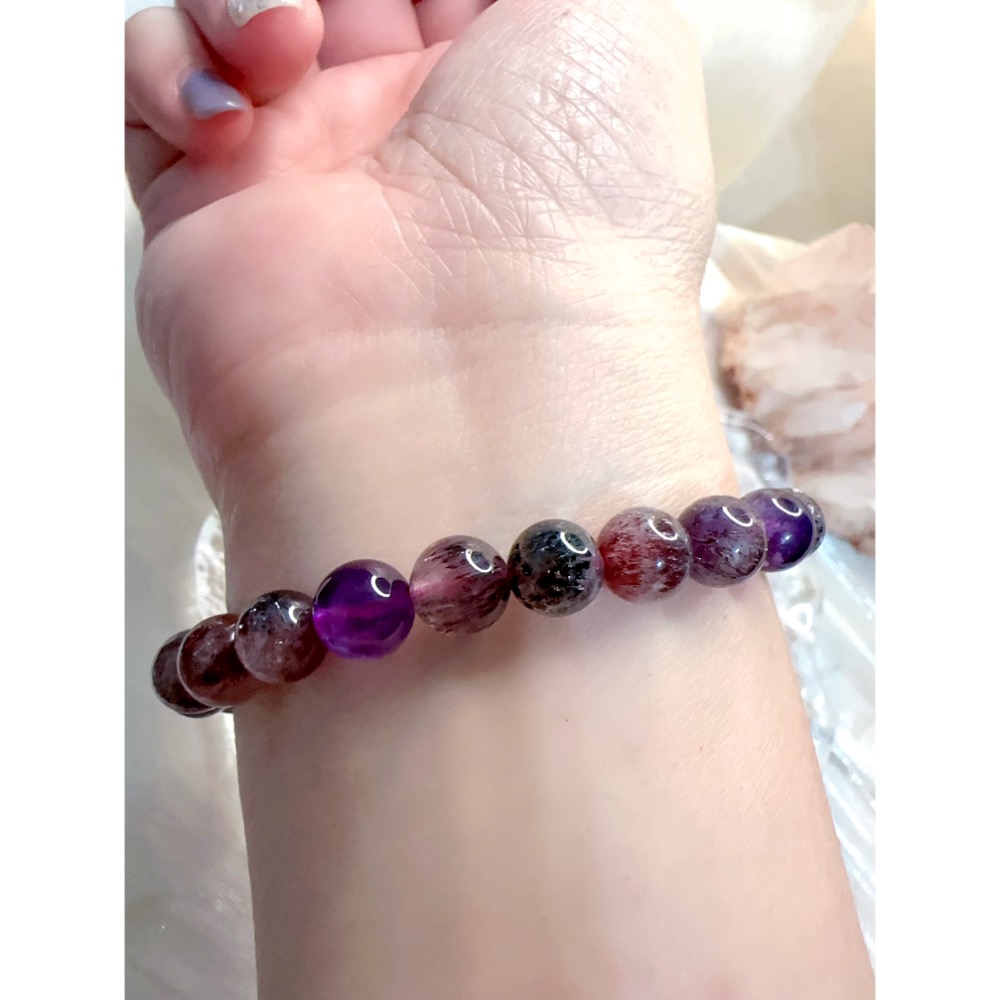 高品✨黑加侖超七｜高頻水晶｜超級七-人生中一定要寵自己一次✨-細節圖3