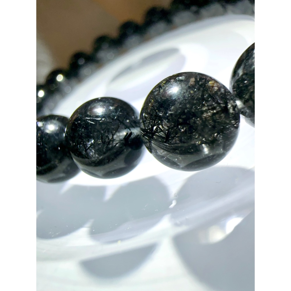 ✨高品黑蕾絲黑髮晶❗️❗️超稀有✨ 清理負能量 #避邪擋煞 #助健康 #助事業 #財運-細節圖2