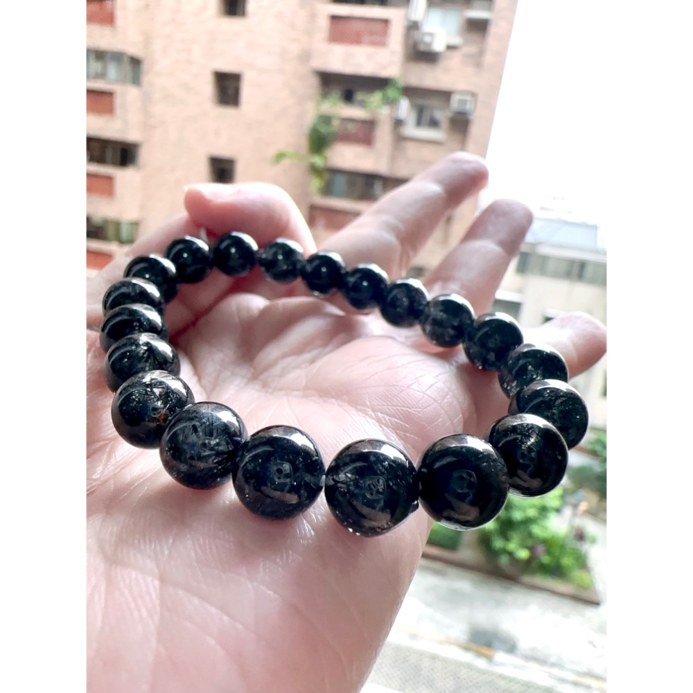 ✨高品黑蕾絲黑髮晶❗️❗️超稀有✨ 清理負能量 #避邪擋煞 #助健康 #助事業 #財運-細節圖7