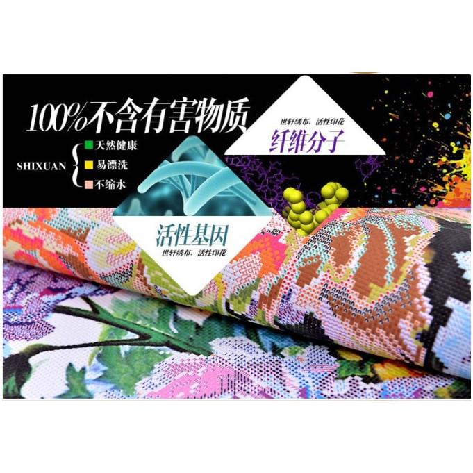 [臺灣現貨含運]十字繡材料包62*62cm中格三股 發財鹿風景麋鹿 掛畫風景 臥室溫馨歐式圖 客廳新款臥室小幅手工自己繡-細節圖7