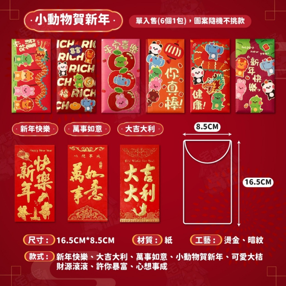 台灣🇹🇼現貨📦免運🔥紅包 紅包袋 創意紅包袋 過年紅包 過年 新年 生日紅包 燙金紅包袋 可愛紅包 結婚紅包-細節圖9