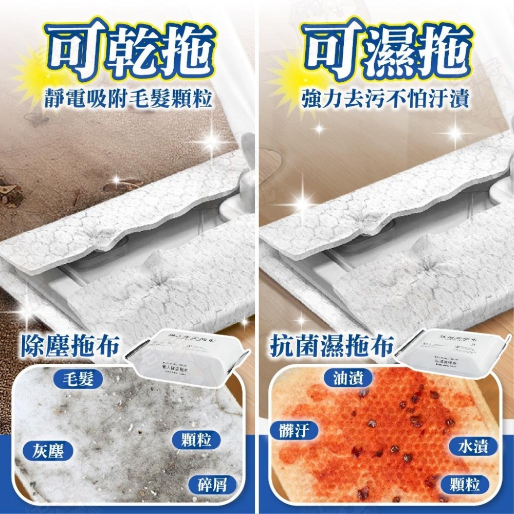 【宅鋪子】乾濕兩用除塵拖 乾溼拖 平板拖把 除塵拖把 懶人拖把 乾濕兩用拖把 居家清潔 拖地 拖把 洗臉巾拖把-細節圖4