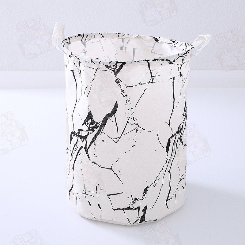 【宅鋪子】棉麻洗衣籃 髒衣桶 洗衣桶 收納籃 髒衣籃 玩具收納籃 棉麻洗衣籃 手提洗衣籃 收納筐 衣物籃-規格圖9