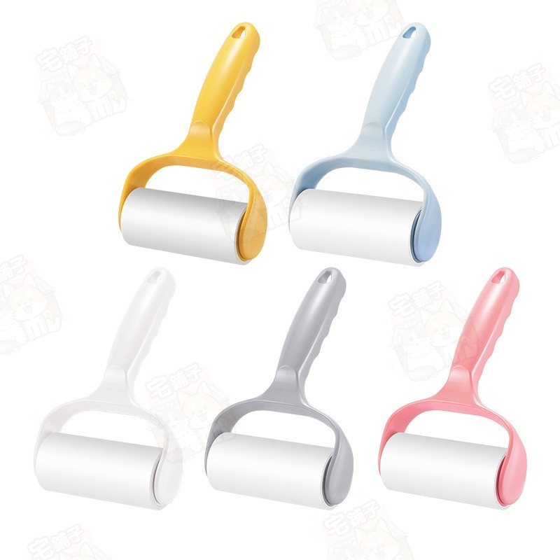 台灣🇹🇼現貨📦免運🔥滾筒式黏毛器 黏毛滾輪 貓毛狗毛清理 黏毛器 可替換黏毛器 毛絮除塵滾筒 手持黏塵紙-規格圖9