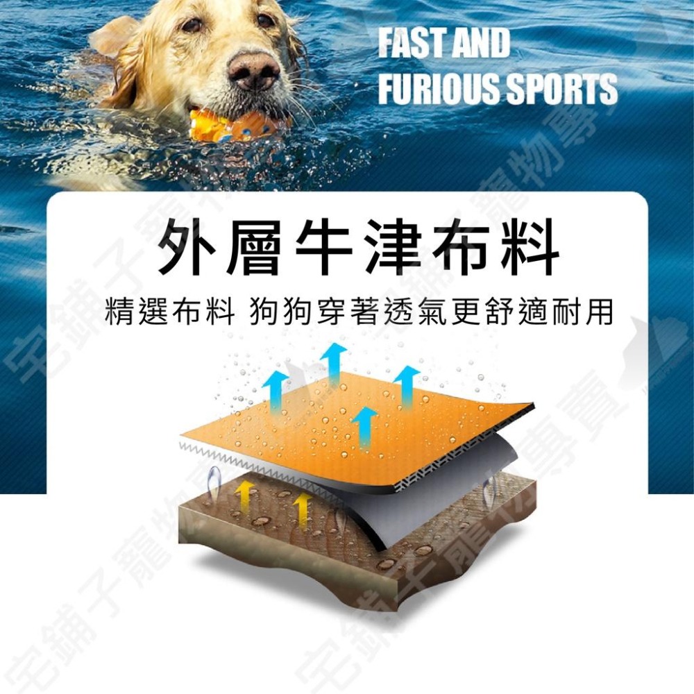 【宅鋪子】FAST狗狗救生衣 犬用救生衣 寵物救生衣 狗狗救生衣 寵物用品 寵物泳衣 狗狗泳衣 狗泳衣背心 狗狗衣服-細節圖4