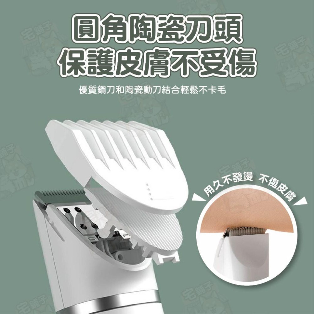 【宅鋪子】四合一寵物電剪 寵物電剪 寵物剃毛 寵物剃毛刀 寵物指甲修剪 寵物美容 寵物指甲 剃毛刀 電推 剃毛 寵物用品-細節圖5