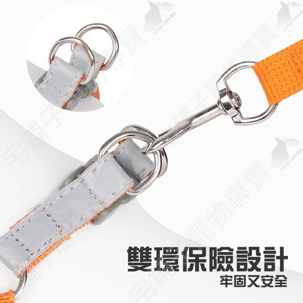 【宅鋪子】麂皮絨反光胸背牽引繩 寵物牽引 狗狗外出牽繩 狗胸背繩 透氣胸背帶 反光胸背帶 寵物胸背 遛狗繩-細節圖9
