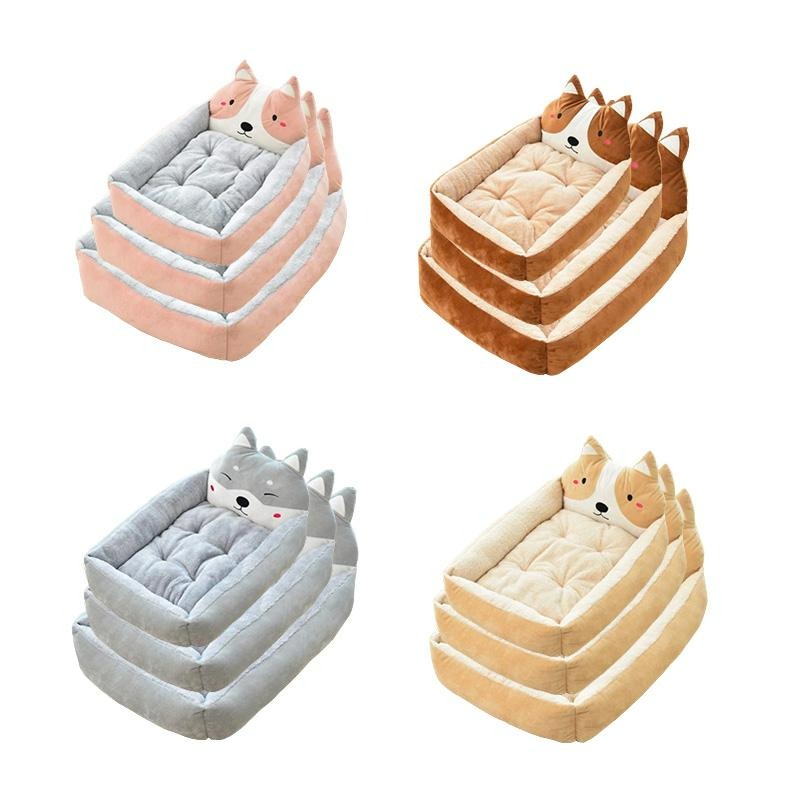 【宅鋪子】秋田犬造型寵物窩 寵物窩/寵物床/睡墊/睡床/狗墊/貓墊/狗床/貓床/狗窩/貓窩/床窩/寵物睡窩/秋田窩-細節圖2