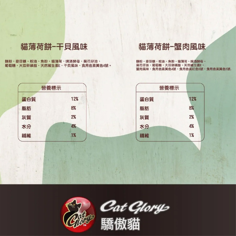 【宅鋪子】CAT GLORY驕傲貓薄荷餅20g 貓零食 貓薄荷 貓餅乾 寵物零食 寵物餅乾 幼貓成貓 寵物 貓咪-細節圖8