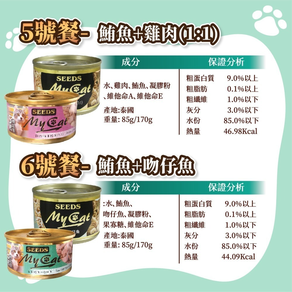 【宅鋪子】MYCAT我的貓餐罐 寵物食品/貓罐頭/貓咪罐頭/貓罐/貓食/MYCAT/我的貓/惜時/SEEDS-細節圖7