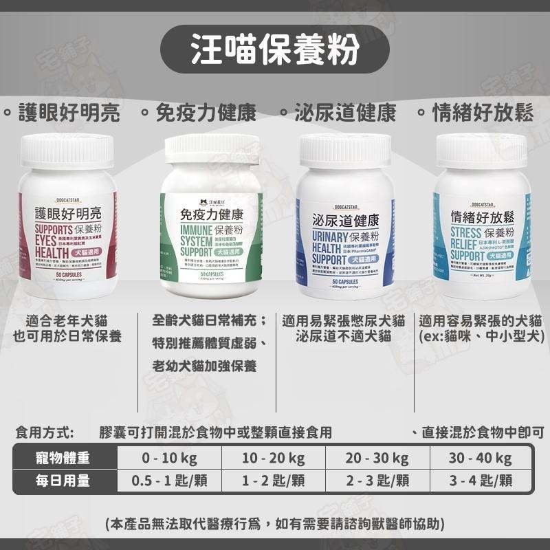 【宅鋪子】汪喵星球保健用品 寵物保健/離胺酸/牛磺酸/亮毛/排毛粉/護眼/泌尿/關節粉/益生菌/ 胺基酸/潔牙/汪喵-細節圖9