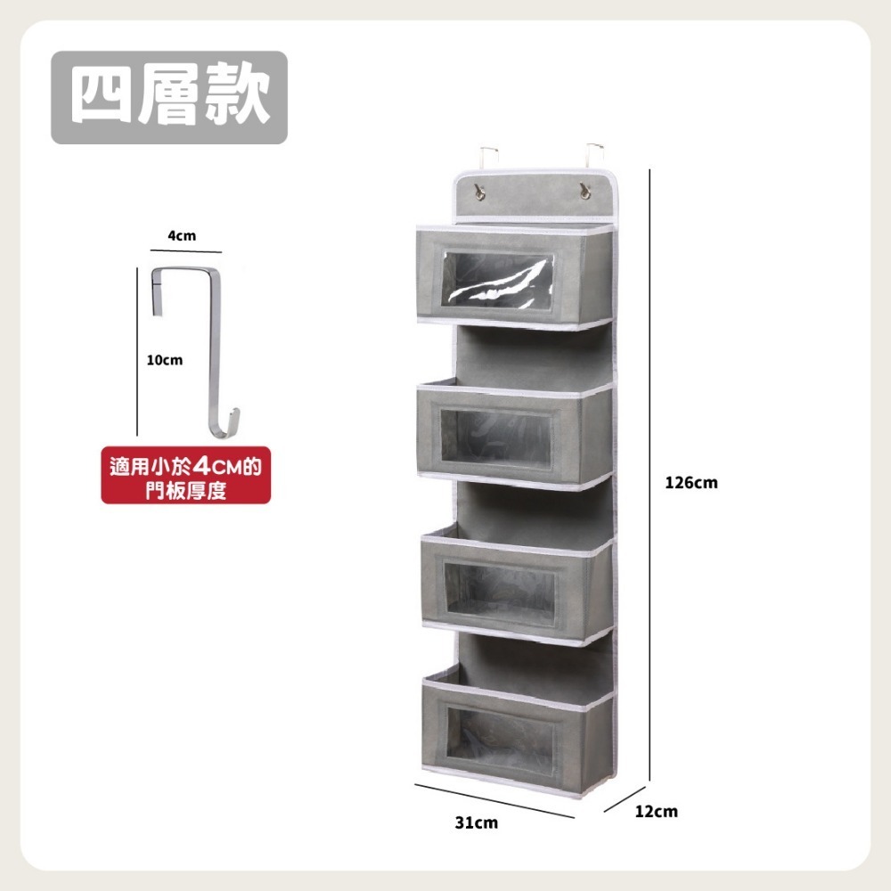 台灣🇹🇼現貨📦免運🔥門後收納袋 門後收納 掛式收納袋 壁掛收納袋 收納袋 掛袋收納袋 收納 掛式收納 掛袋-規格圖9