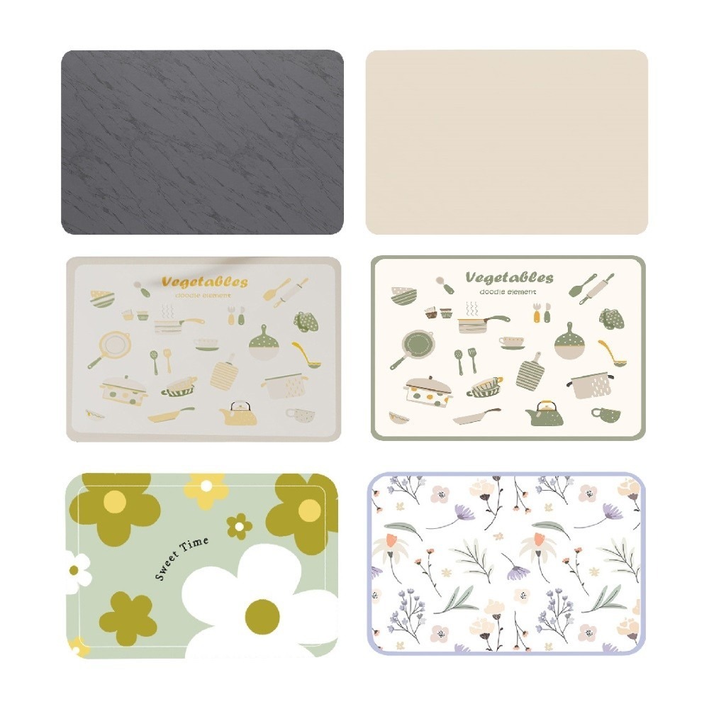 台灣🇹🇼現貨📦免運🔥硅藻泥吸水墊 止滑墊 隔熱墊 餐墊 防滑墊 硅藻土 吸水墊 珪藻土 餐桌墊 瀝水墊 廚房-細節圖2