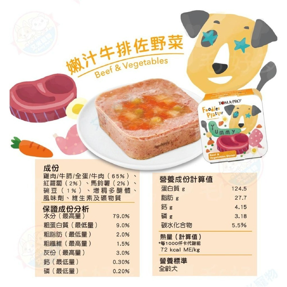 【艾米】優格 吃貨拼盤狗主食餐盒 狗食品 寵物食品 狗主食罐 犬餐盒 狗餐盒 狗罐頭 寵物餐盒-細節圖6