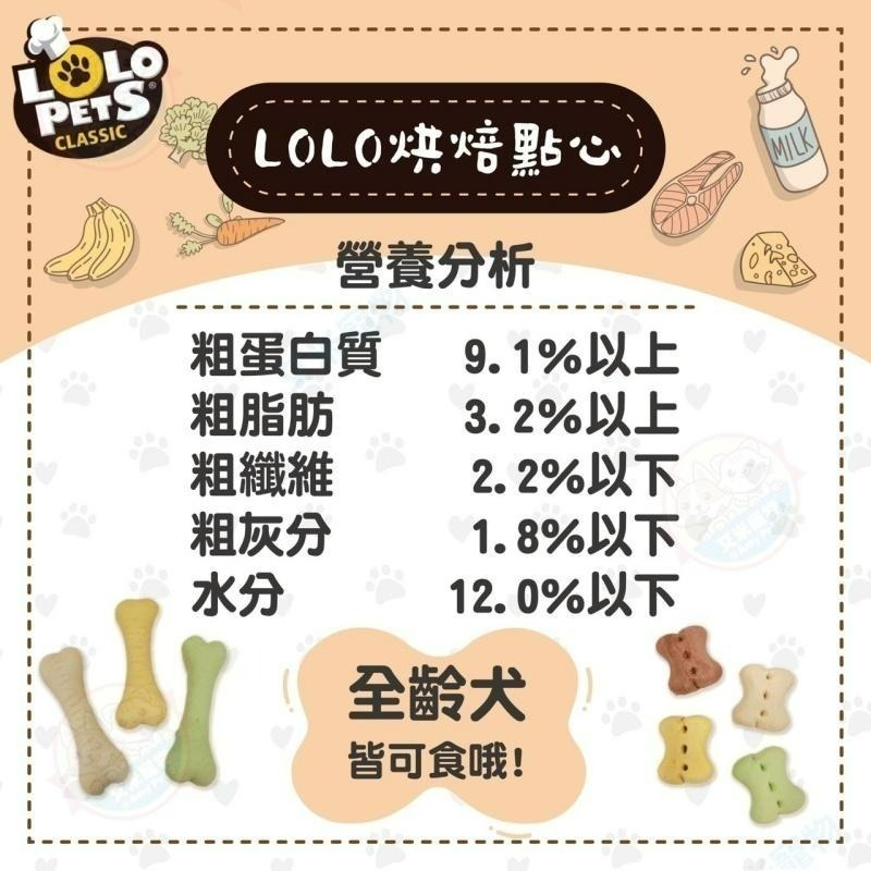 【艾米】歐洲LOLO烘焙點心綜合口味餅乾 三種口味-S、M、L  歐洲LOLO/狗骨頭餅乾/潔牙餅乾/狗零食/狗點心-細節圖5