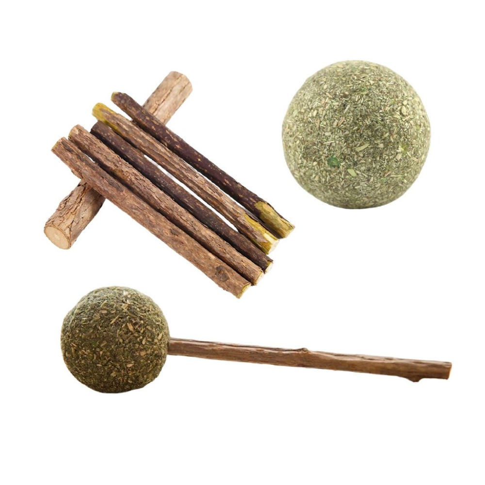 【艾米】貓薄荷木天蓼棒棒糖 木天蓼 木天蓼棒 貓草球 貓草 貓咪用品 貓薄荷球 貓薄荷草 貓薄荷-細節圖2