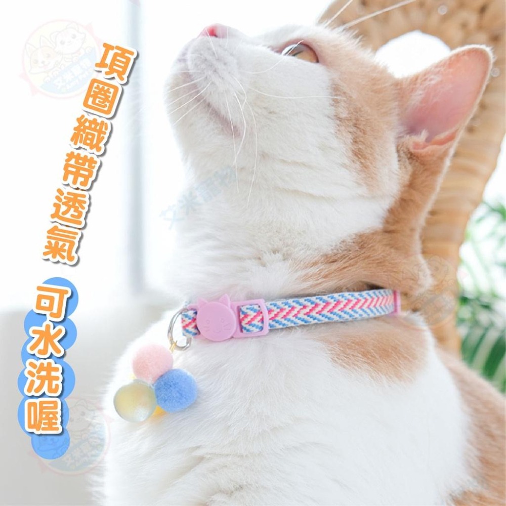 【艾米】防窒息項圈 狗項圈 貓用品 貓頸圈 寵物用品 貓咪項圈 安全扣項圈 寵物項圈-細節圖4