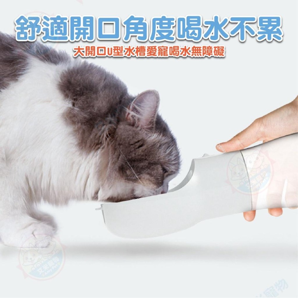 【艾米】多功能飲水餵食瓶 寵物用品/寵物水瓶/寵物飲水/ 物餵水 貓喝水 狗喝水 外出飲水 外出餵食-細節圖8