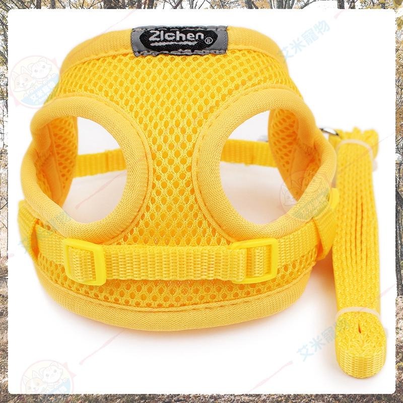 素色透氣胸背帶 寵物用品/外出用品/寵物胸背帶/寵物牽引衣/胸背衣/胸背帶/遛貓/遛狗-細節圖4