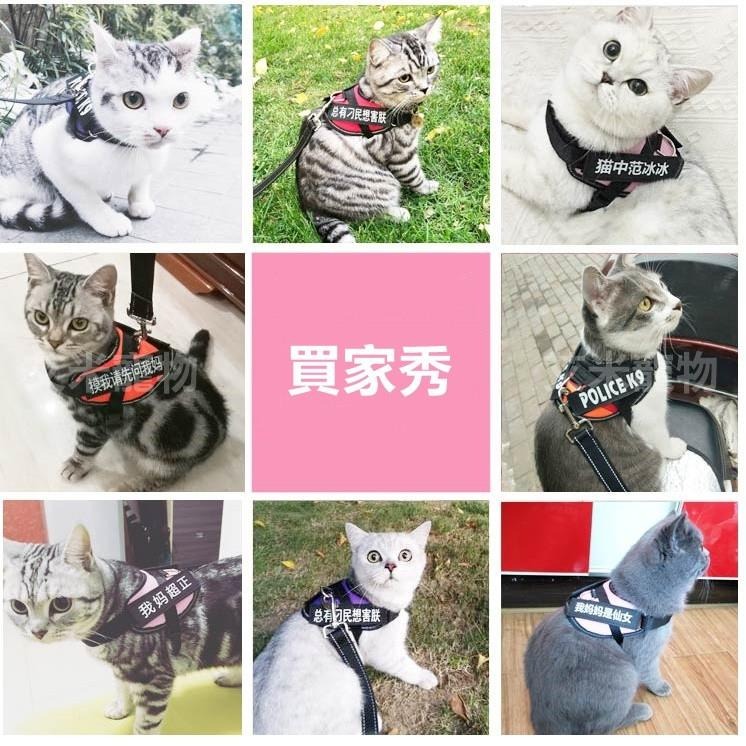 【艾米】小型犬貓咪胸背帶 寵物防暴衝 胸背帶 牽引繩 寵物外出 胸衣 牽引衣 胸衣 遛狗 遛貓 兔子胸背 胸背衣-細節圖4