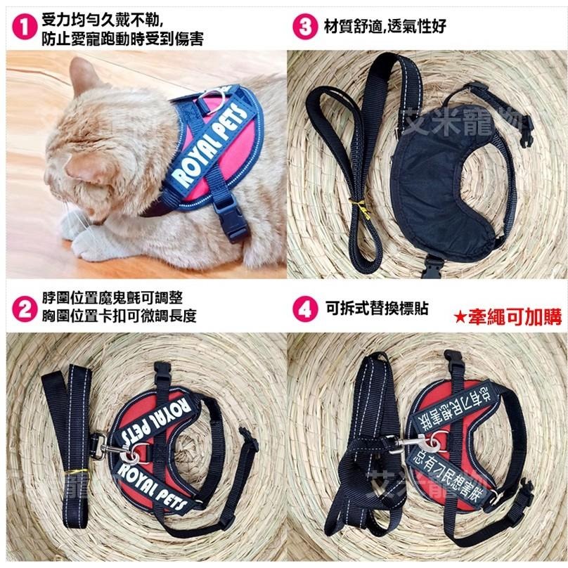 【艾米】小型犬貓咪胸背帶 寵物防暴衝 胸背帶 牽引繩 寵物外出 胸衣 牽引衣 胸衣 遛狗 遛貓 兔子胸背 胸背衣-細節圖6