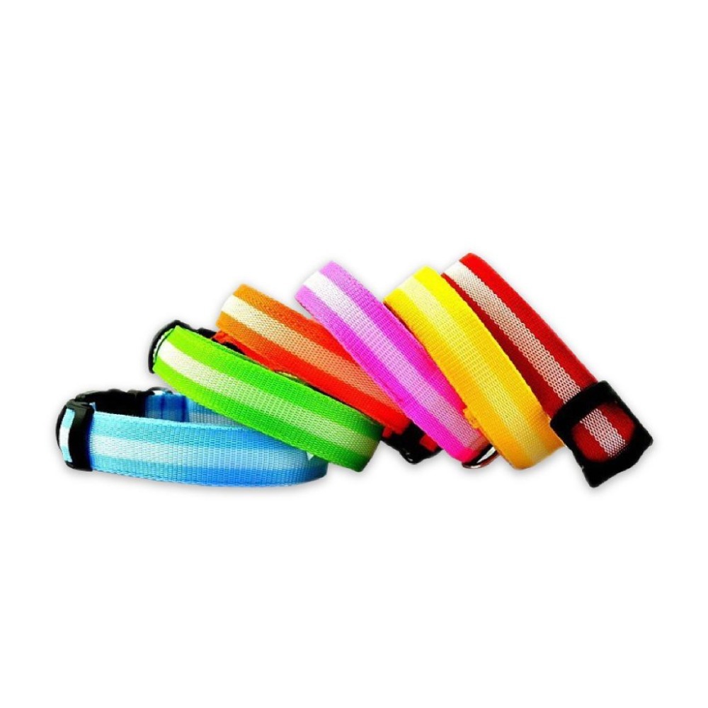 【艾米】LED發光寵物項圈 寵物項圈 寵物發光項圈 LED項圈 發亮項圈 狗狗項圈 LED充電項圈-細節圖2