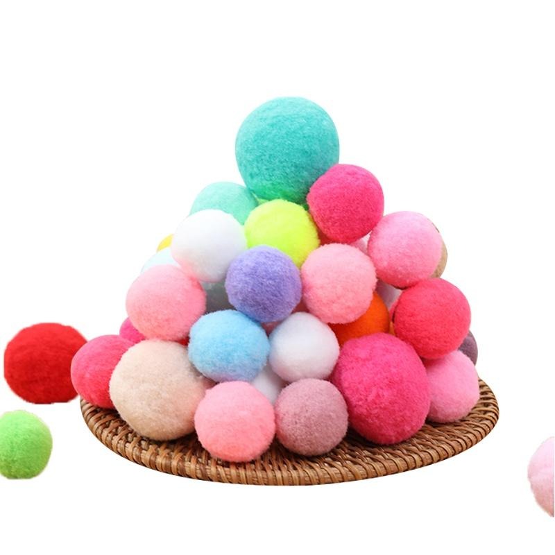 【艾米】貓咪毛絨球玩具 貓咪玩具球 逗貓球 毛毛球 毛絨球 貓咪玩具 貓用品 寵物毛絨玩具-細節圖2