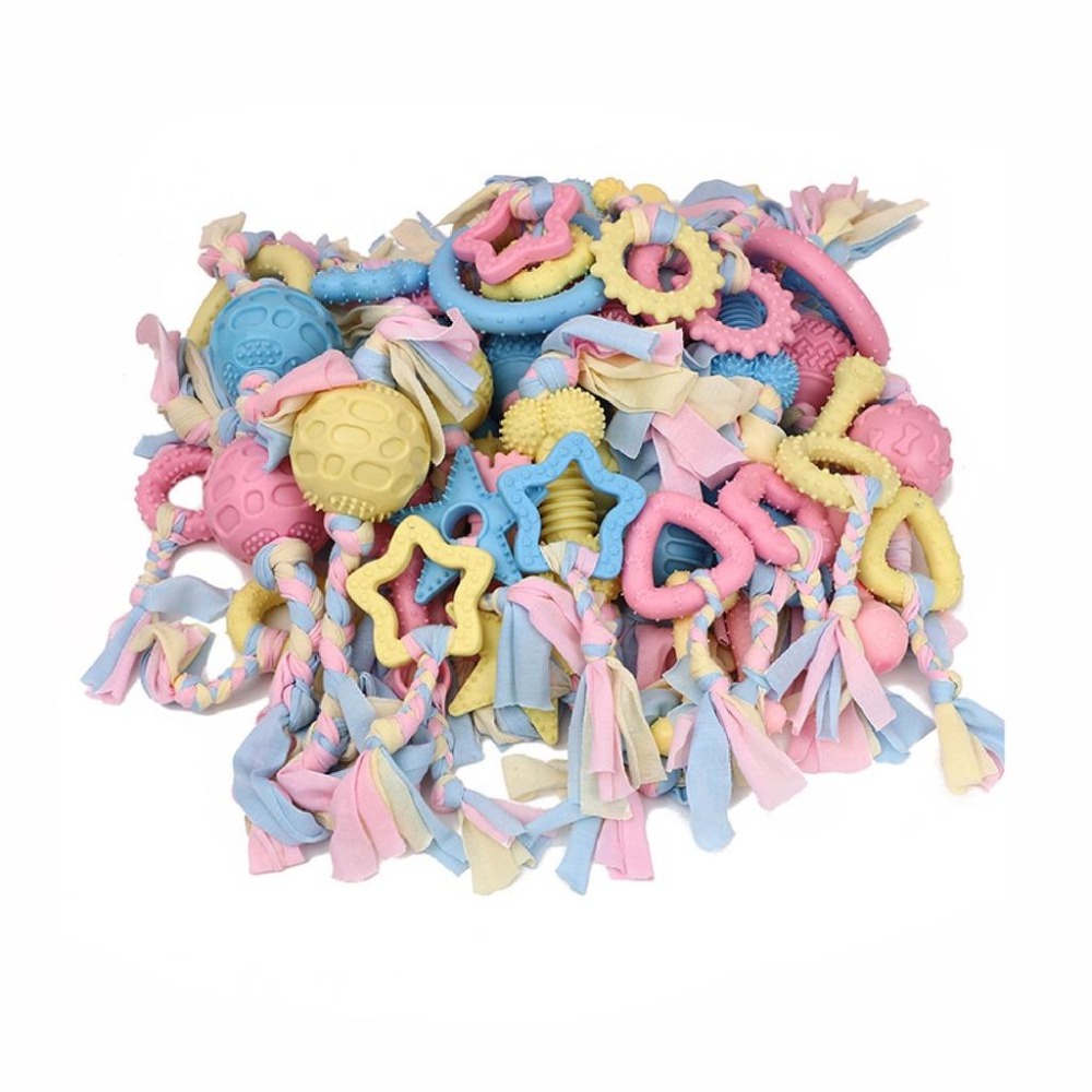 【艾米】糖果色TPR玩具 狗玩具 啃咬玩具 磨牙玩具 狗玩具球 寵物用品 寵物玩具 耐咬玩具-細節圖2