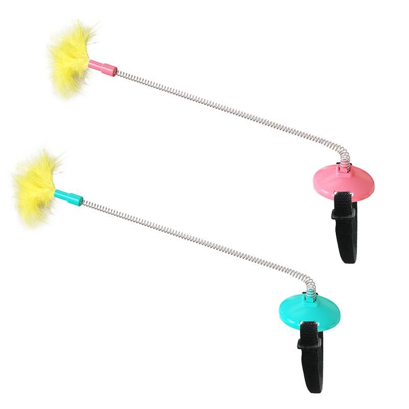 【艾米】自嗨項圈逗貓棒 寵物玩具/寵物項圈/逗貓棒/自動逗貓棒/自動玩具/貓咪玩具-細節圖2