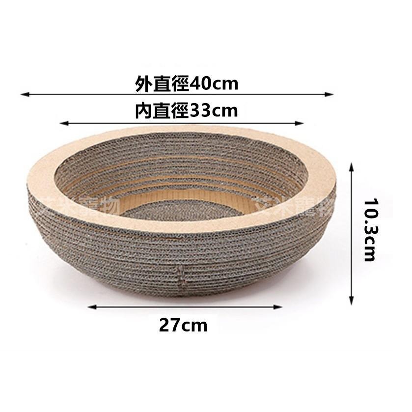 【艾米】碗型貓抓板 碗型貓抓板 貓抓窩 貓窩 貓抓板 貓睡床 圓形貓抓板 圓盤型瓦楞紙 貓咪玩具 貓咪用品 貓磨爪-細節圖5